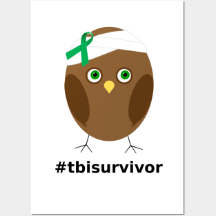 TBI Survivor Owl Posters and Art